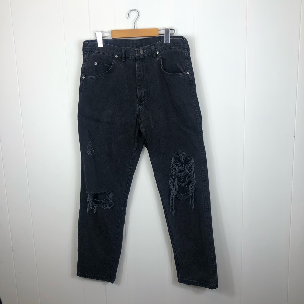 Vintage Wrangler Distressed High Waisted Jeans Sz 32